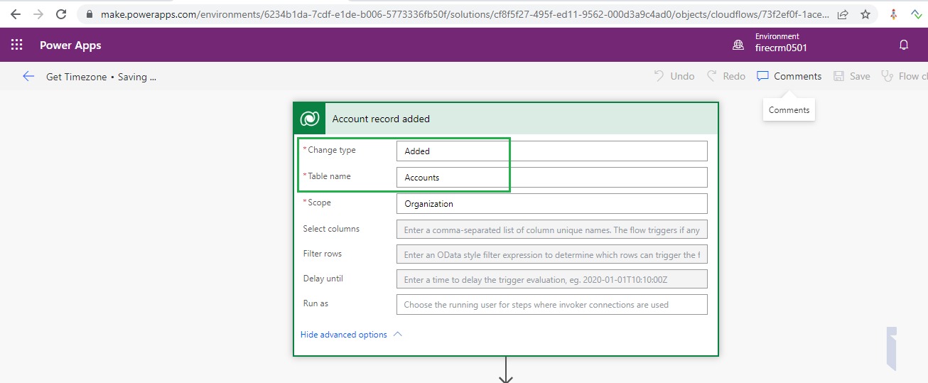 Map Dynamics 365