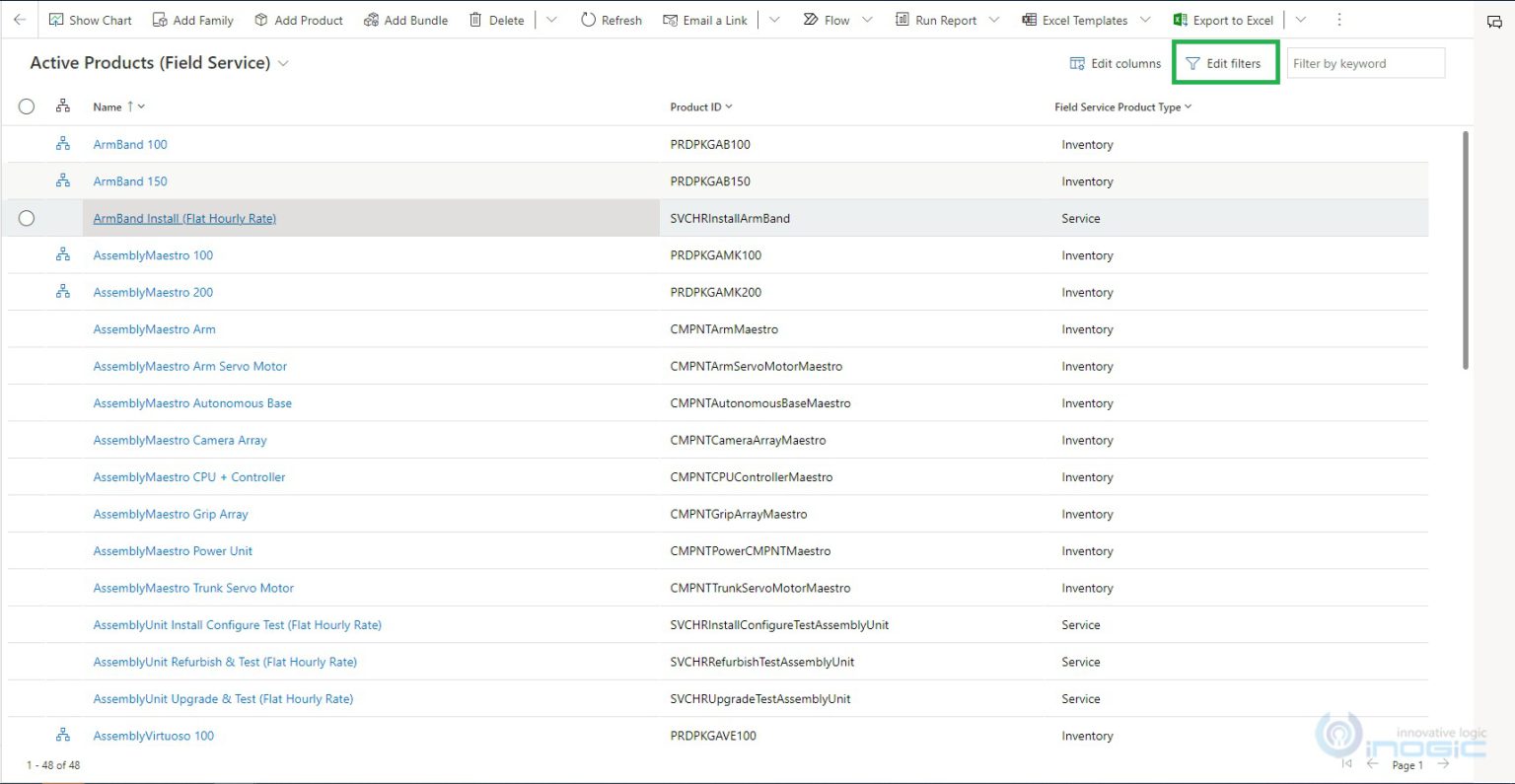 Advanced Edit filter criteria “Under” and “Not Under” for Field