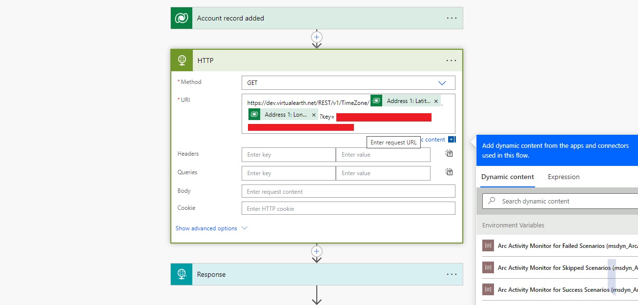 Map Dynamics 365