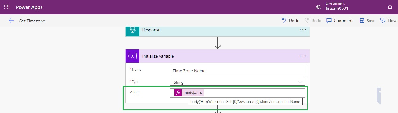 Map Dynamics 365