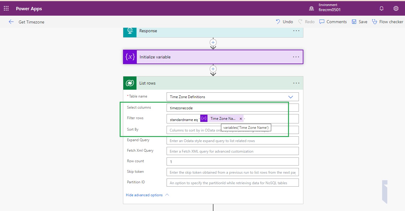 Map Dynamics 365