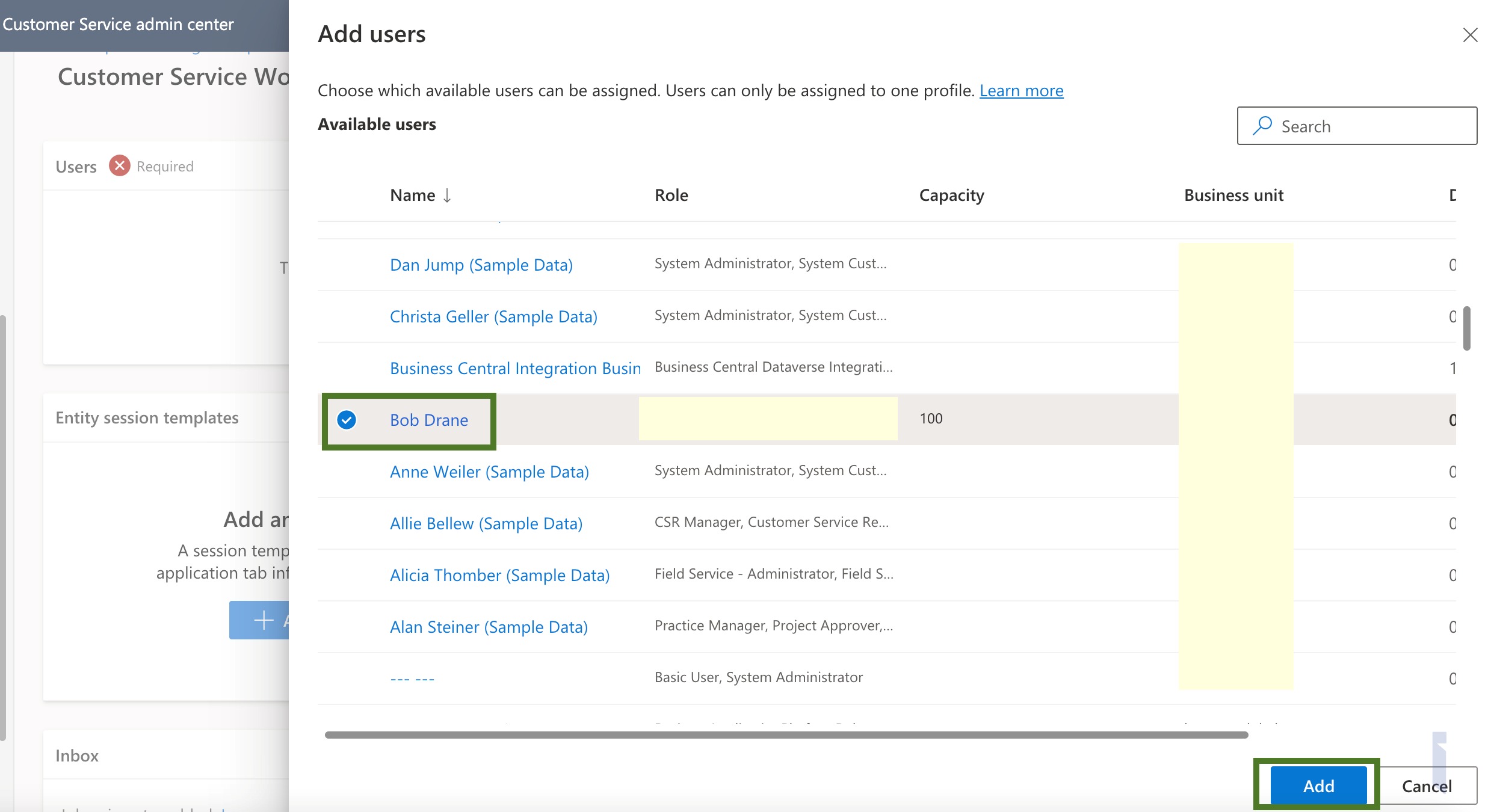 Configuring custom views