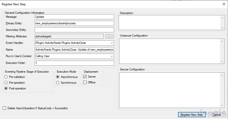 Business Process Flow stage