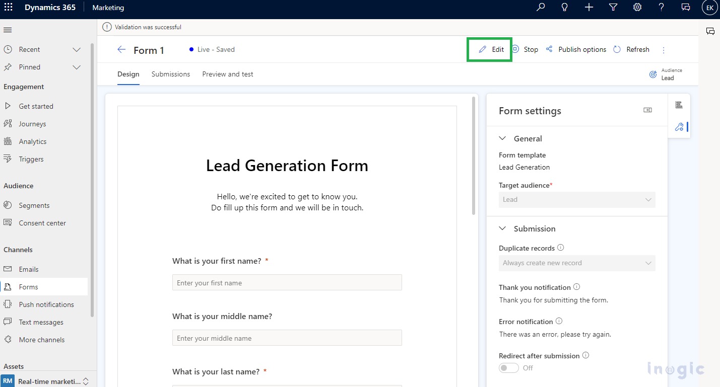 Microsoft Release 2023 Wave 1: Form creation and management in Real-Time Marketing – Part 2