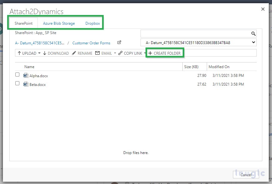 Dynamics 365 CRM Storage Space