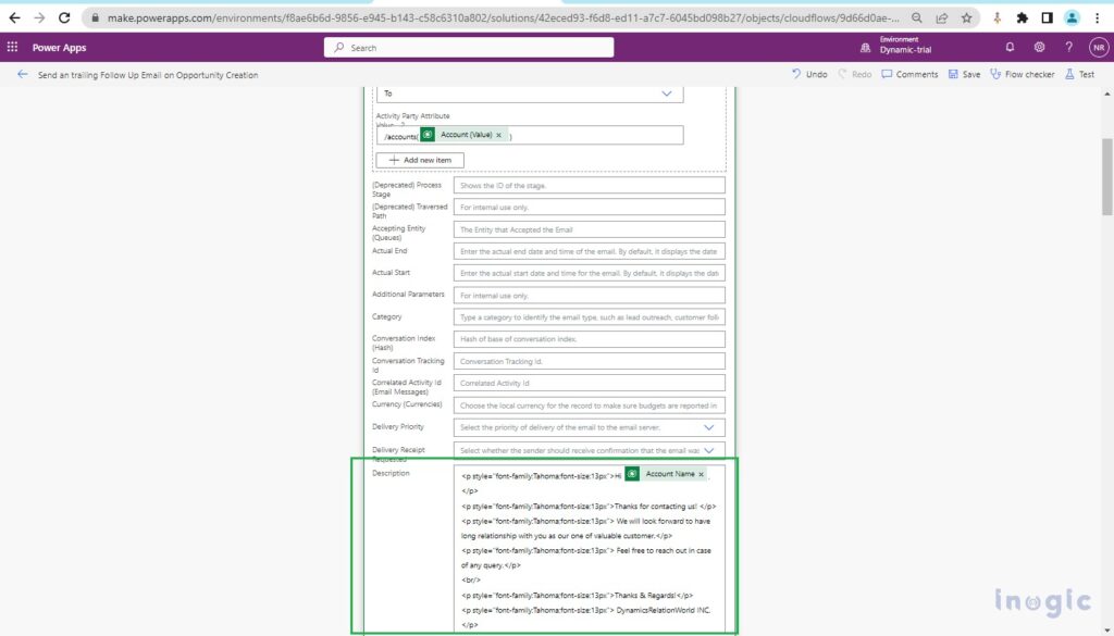 Send Trailing Follow-Up email in Microsoft Dynamics 365 CRM using Power ...