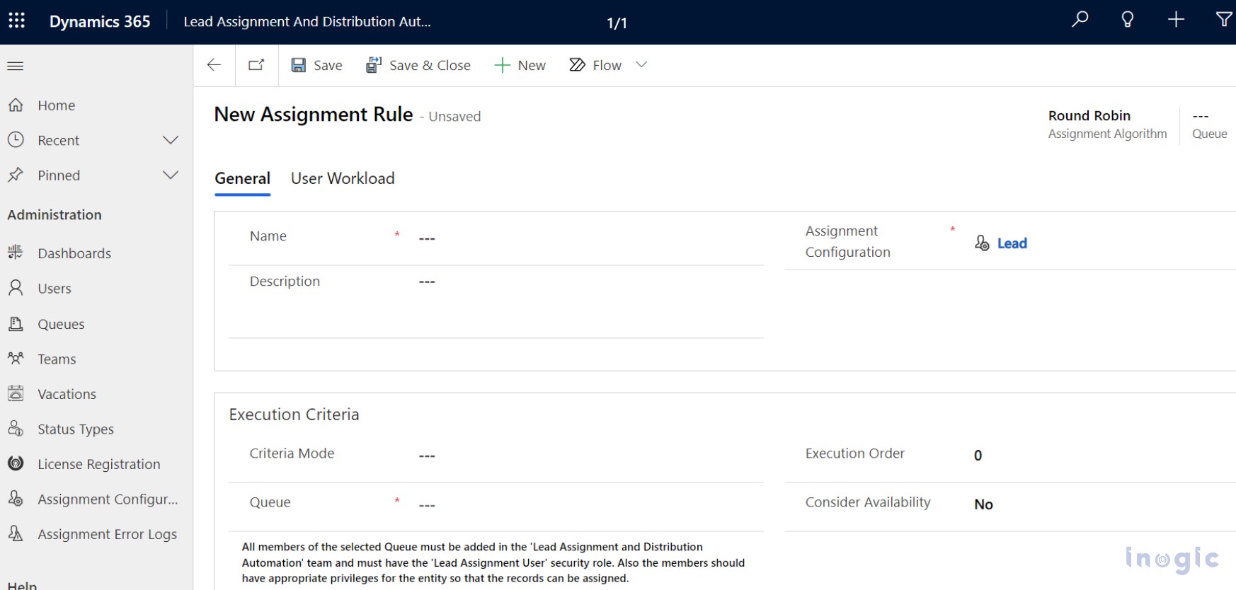 assignment rules in dynamics 365