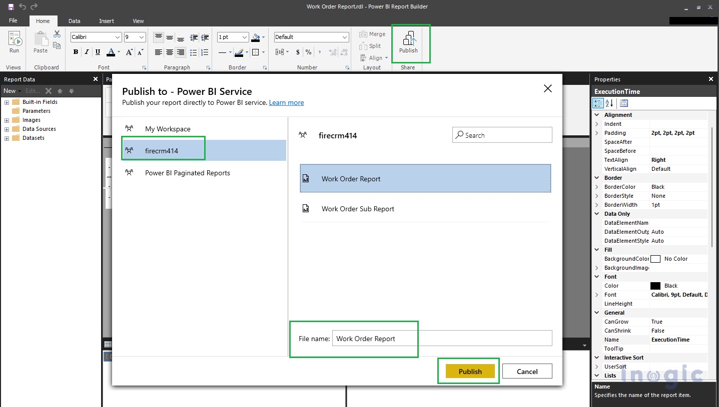 Power BI Report Builder