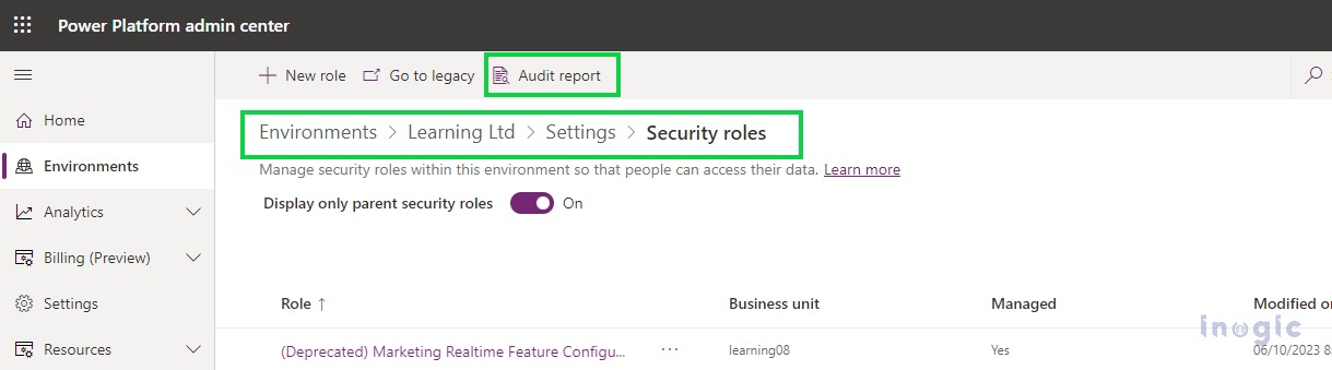 Security Role in Microsoft Dynamic 365 CRM