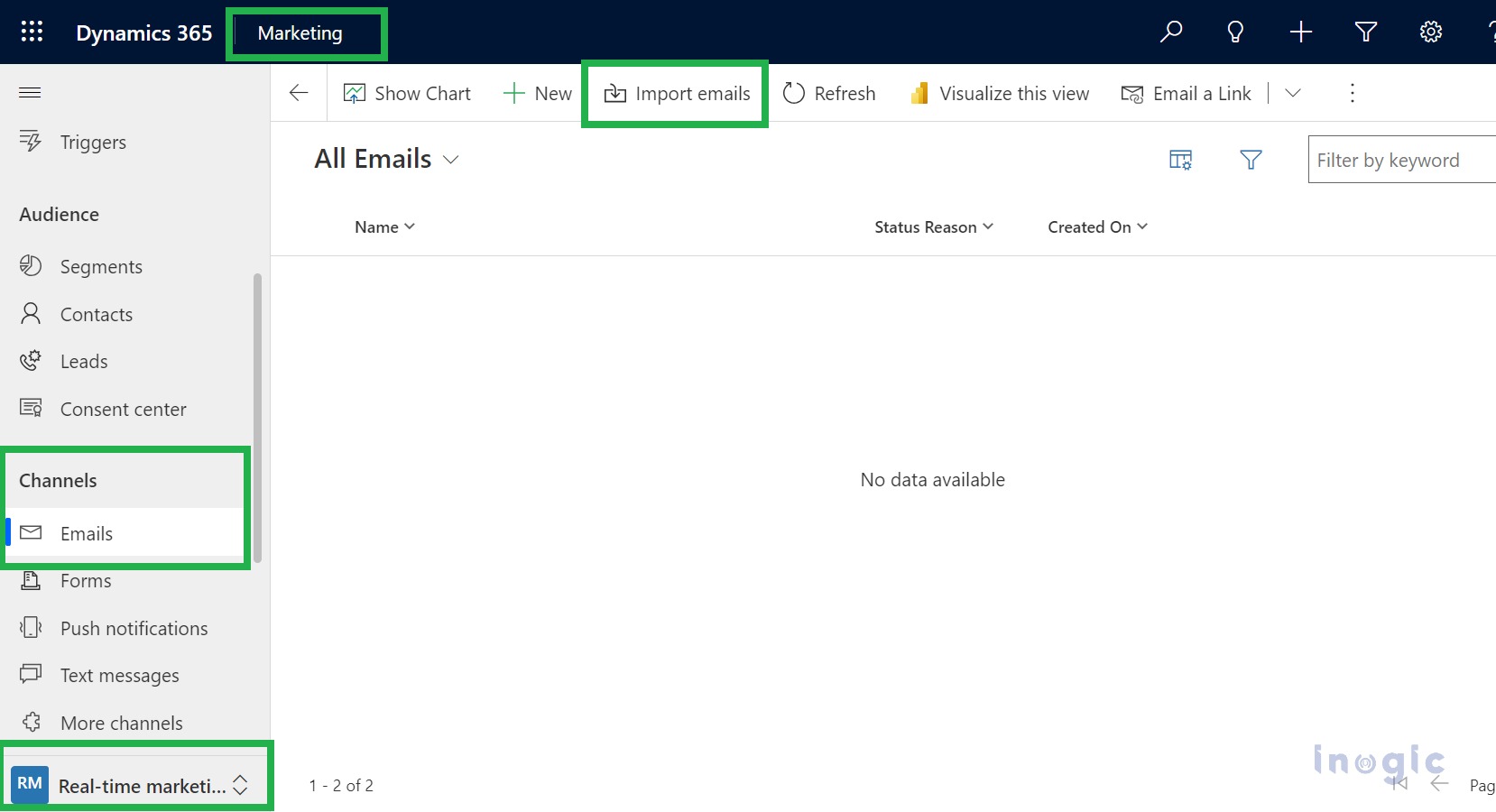 How to import Outbound Emails, Content Blocks, and Email Templates in Real-time Marketing