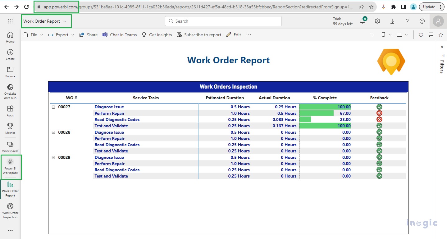 Power BI Integration with Canvas App