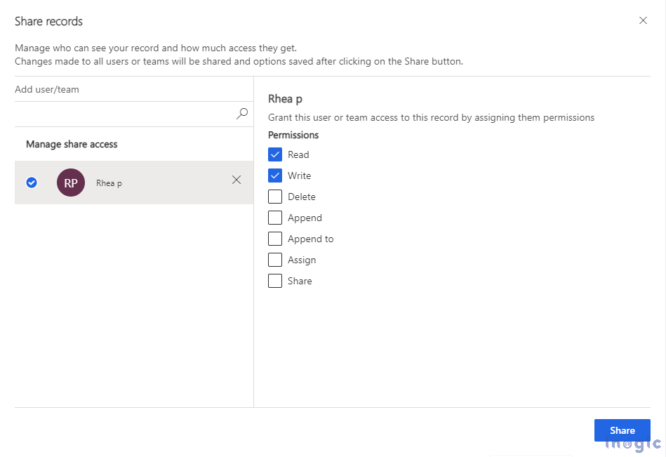 Dynamics 365 CRM Record Permissions Sync