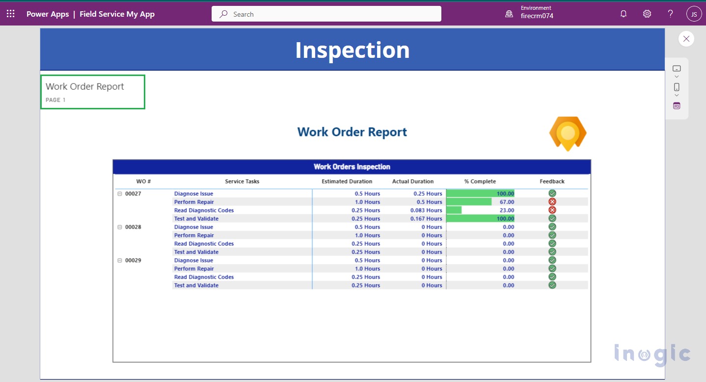 Power BI Integration with Canvas App