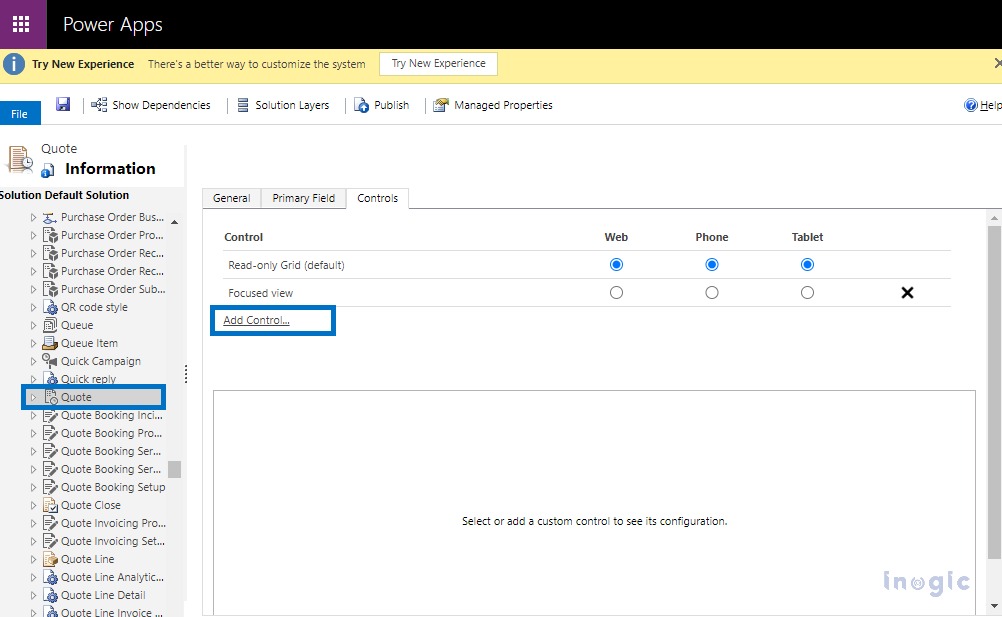 Focused View in Dynamics 365