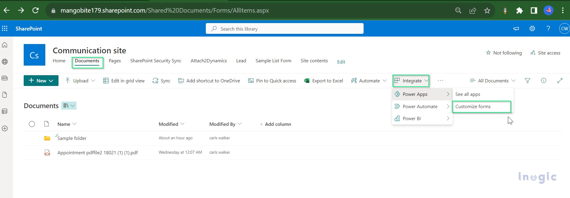 SharePoint forms with PowerApps