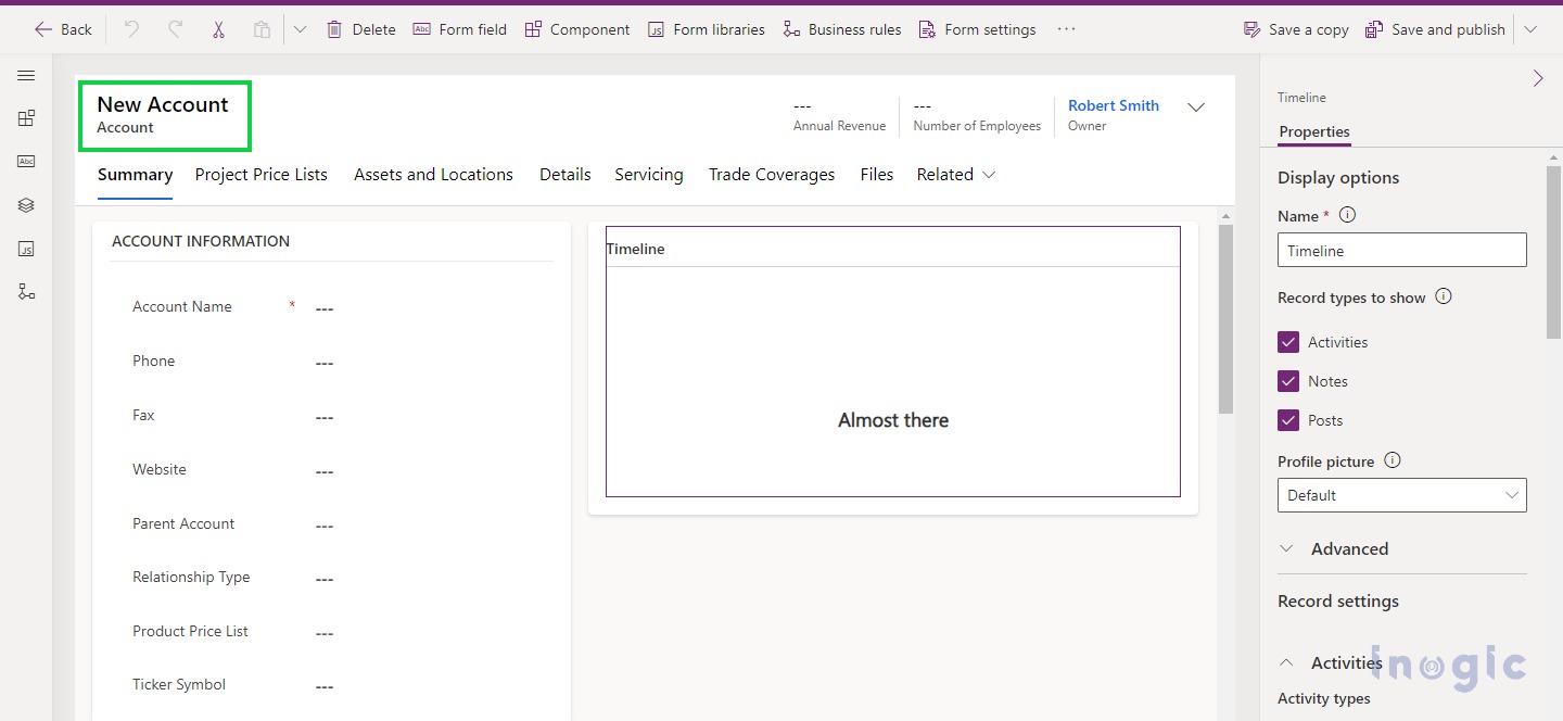 Timeline with PowerApps