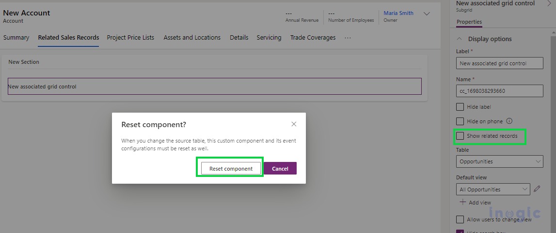 Simplify Form Design using Associated Grid Control