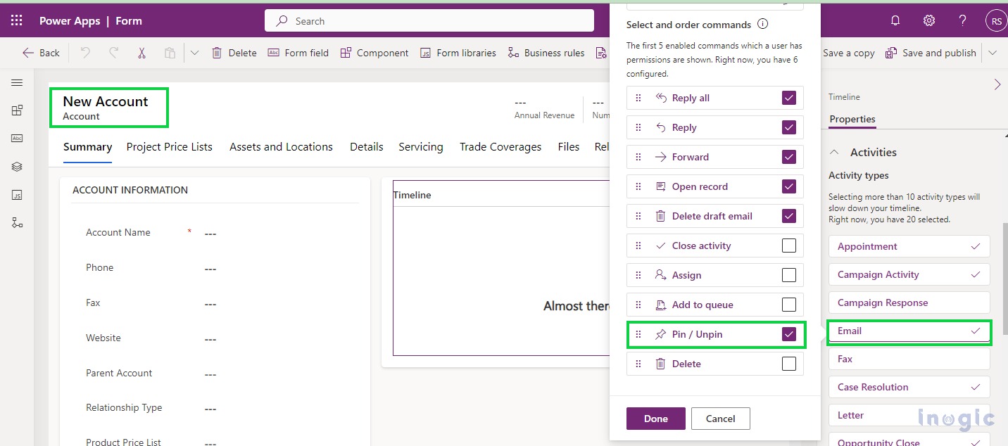 Timeline with PowerApps