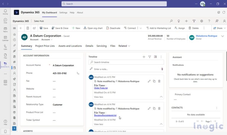 Document Management within Microsoft Teams streamlined with Dynamics ...