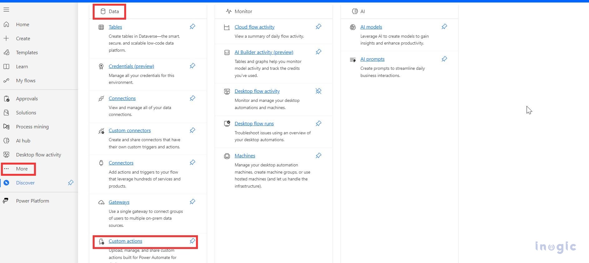 Custom Actions with Desktop Flows