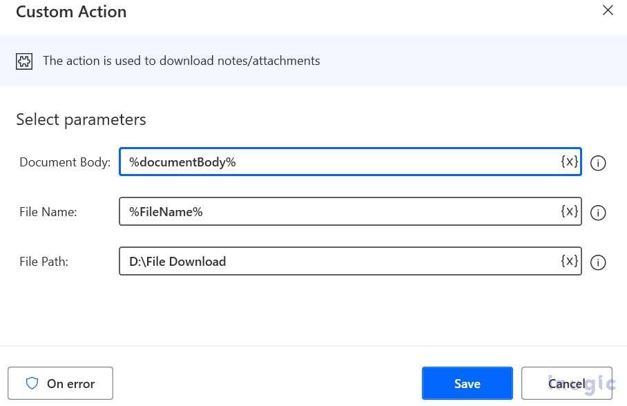 Custom Actions with Desktop Flows