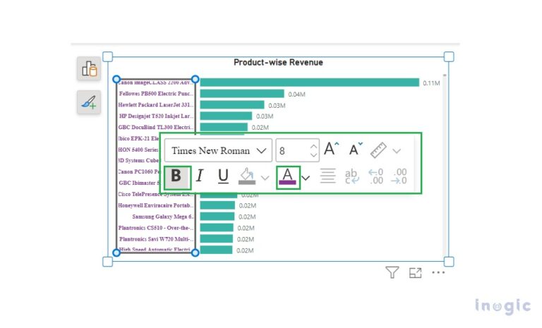 Visual Formatting Using On-Object (Preview) Feature in Power BI ...