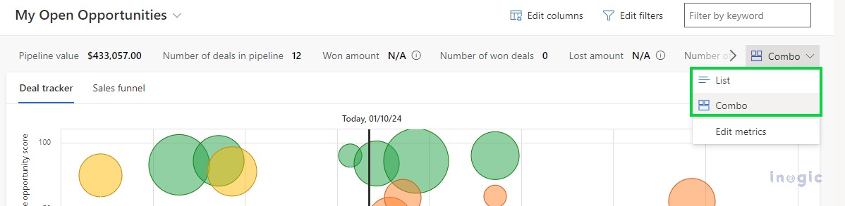 Personalize Pipeline view in Dynamic 365