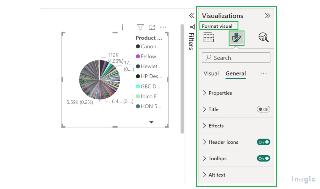 Visual Formatting using On-object Feature in Power BI