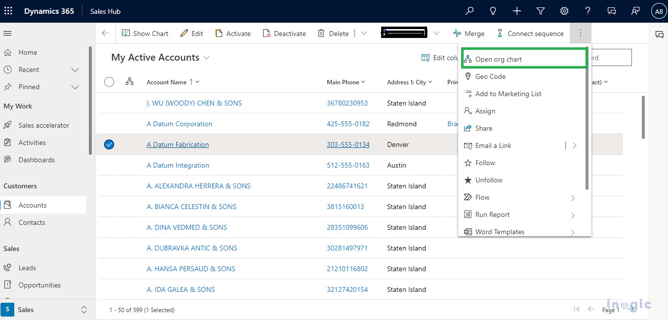 Organization Charts within Dynamics 365