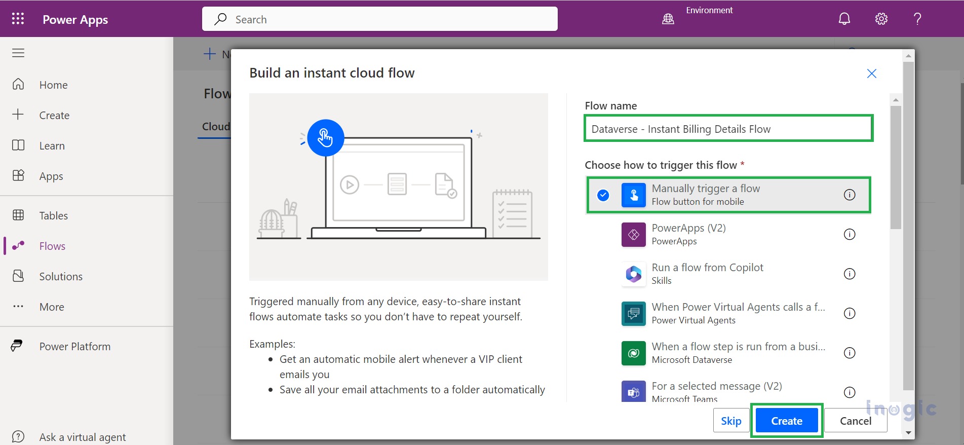 Power Automate Cloud Flow