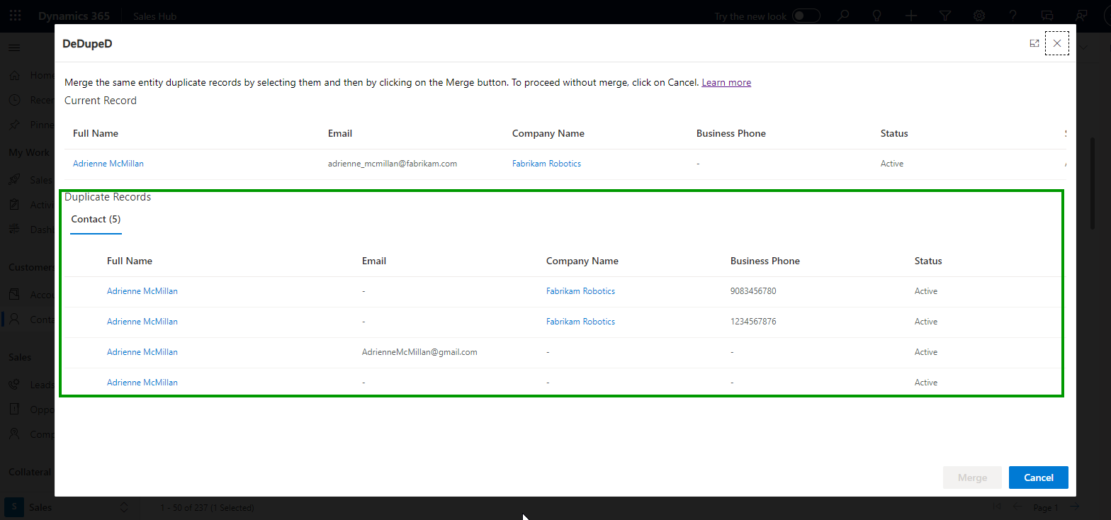 Duplicate Data Management