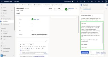 Compose or Reply to Emails using Copilot - Microsoft Dynamics 365 CRM ...