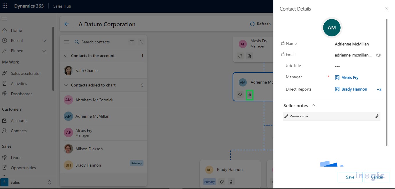 Organization Charts within Dynamics 365