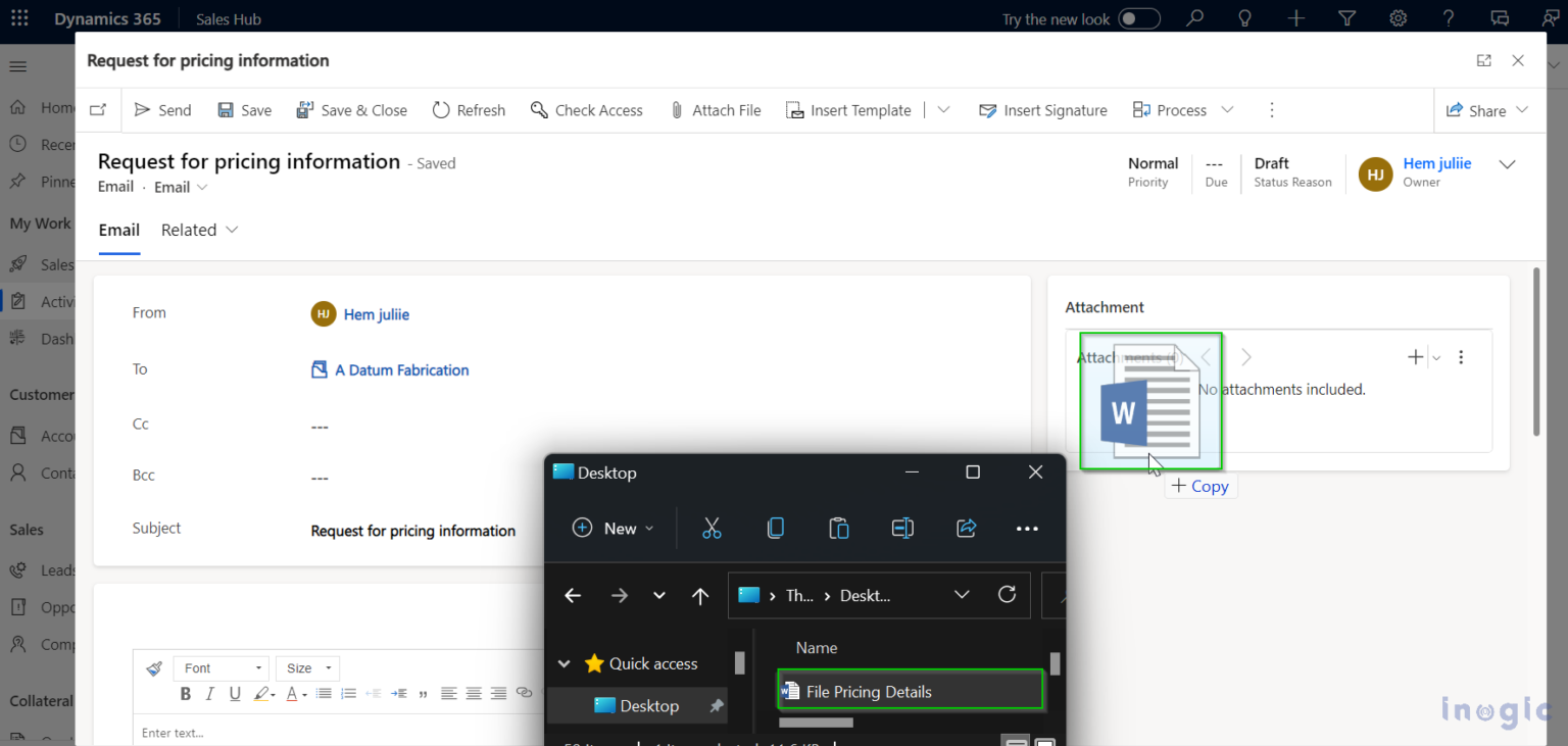 Enhanced way of Handling Attachments of Emails in Microsoft Power Apps