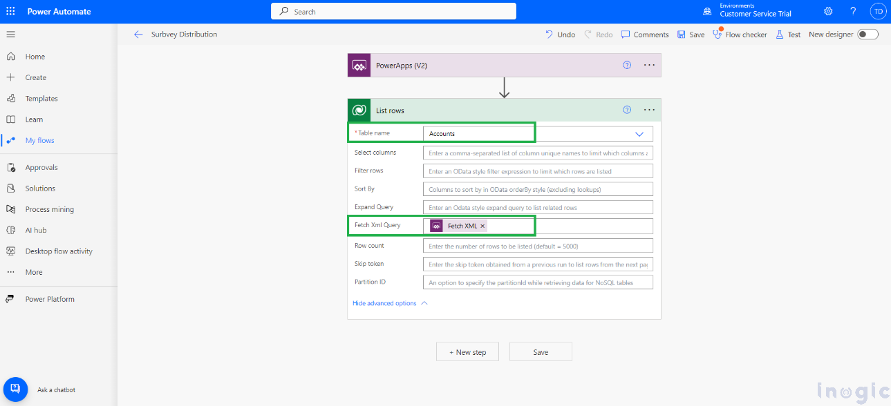 Automate Creating Customer Voice Survey Invitations