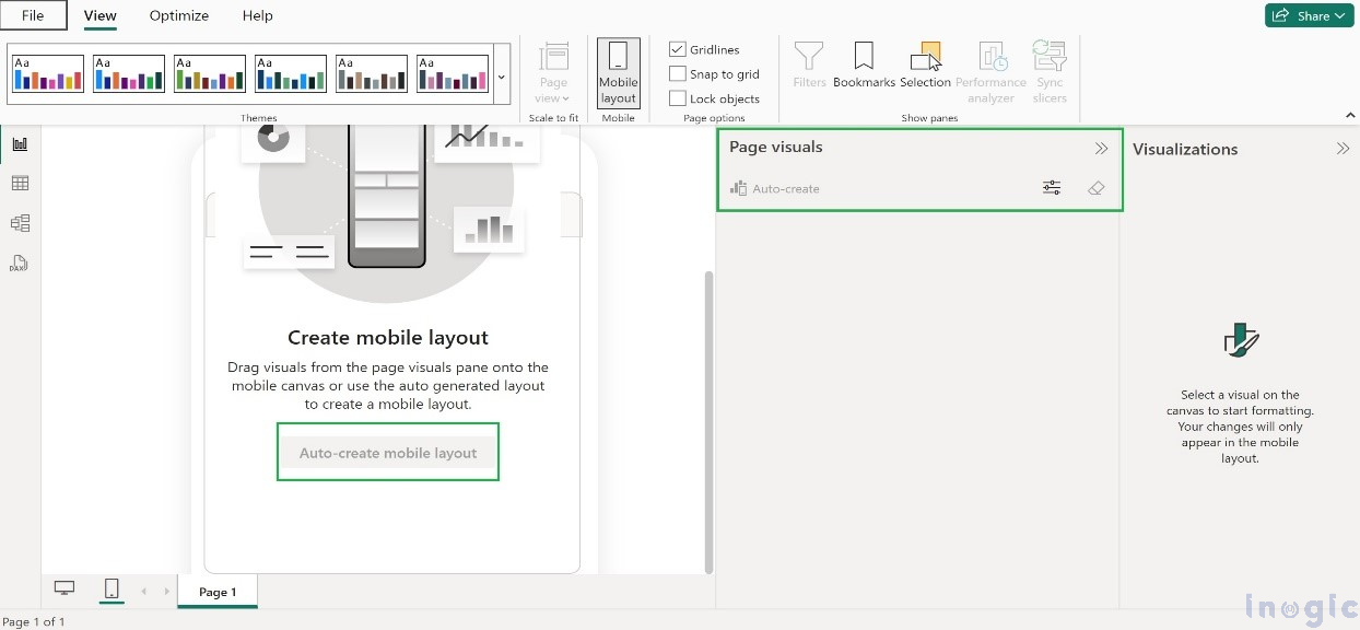 Design Mobile and Browser Layout view within Power BI 