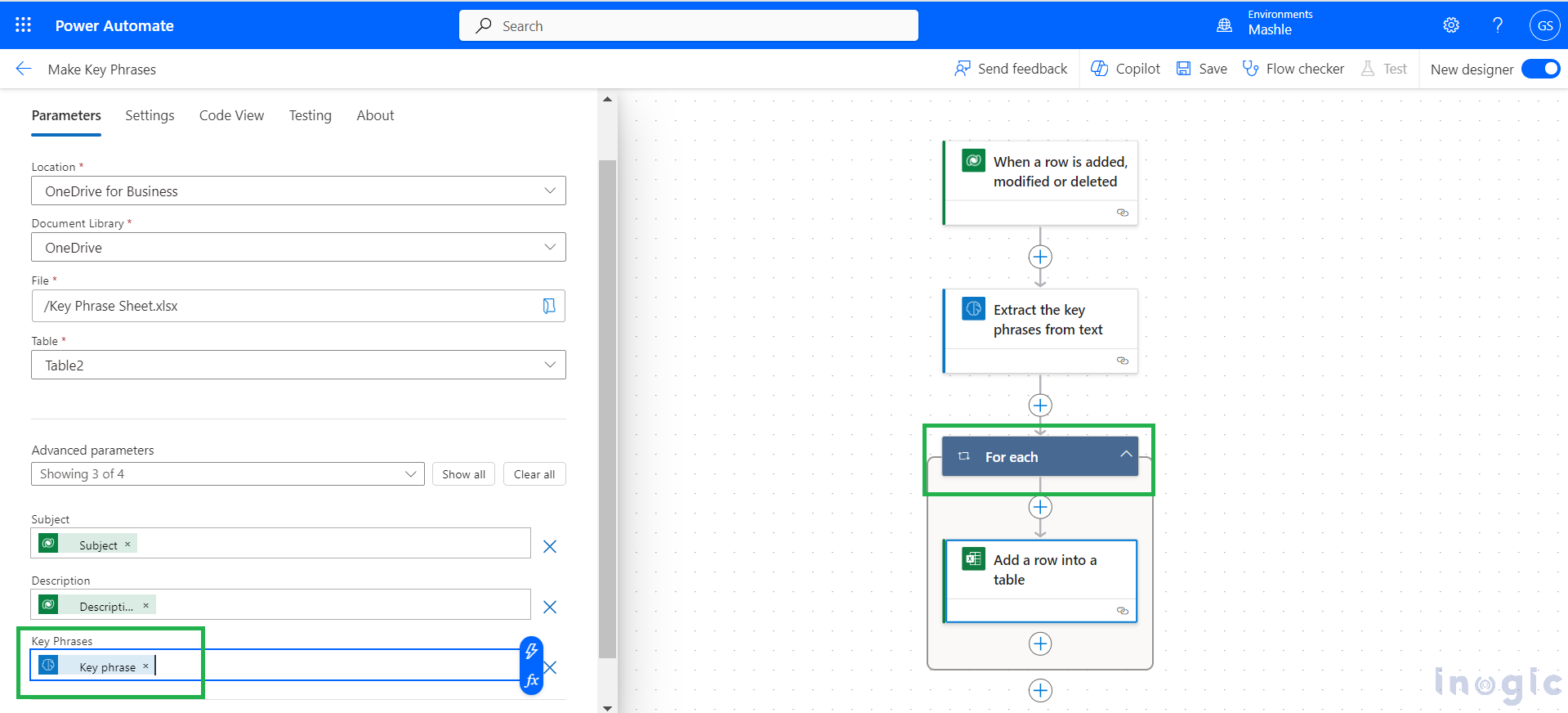 Key Phrase Extraction in Power Automate for Text Analysis 