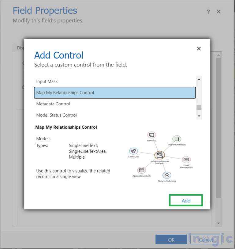 Mind Map visualization of Dynamics 365 CRM Record Relationships