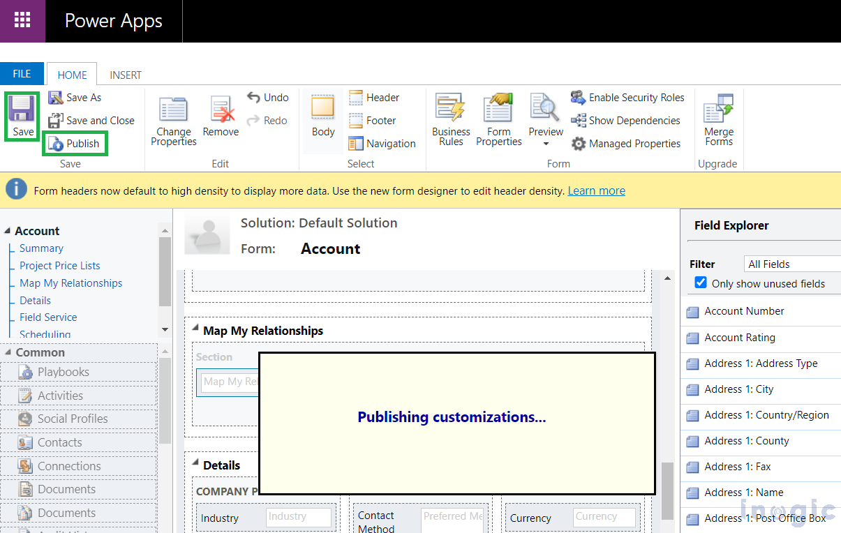 Mind Map visualization of Dynamics 365 CRM Record Relationships