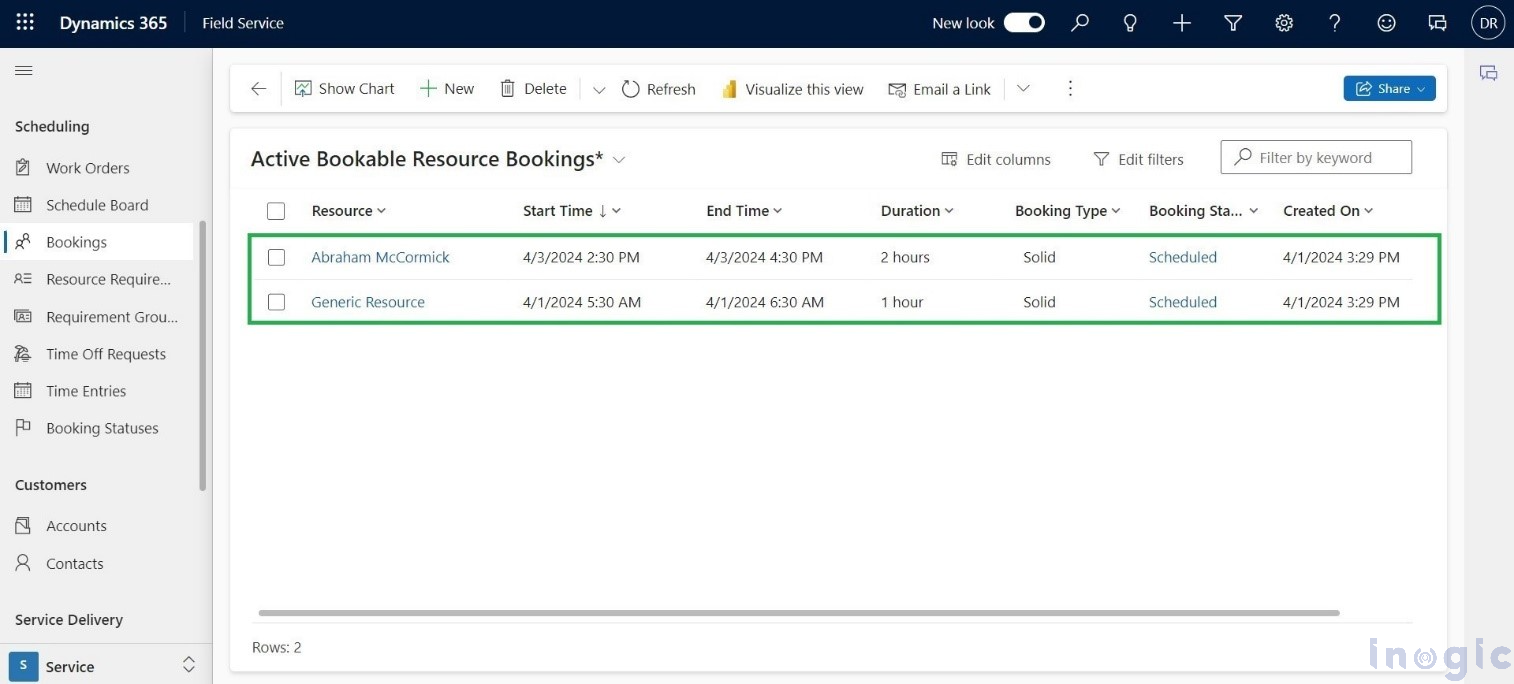 Work Orders based on Completion Status in Dynamics 365 Field Service