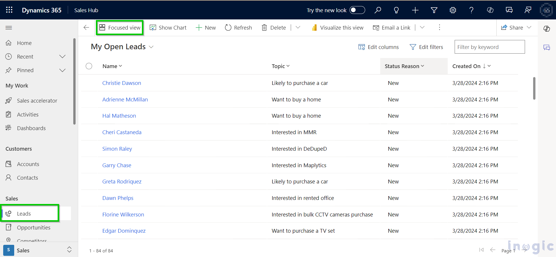 Enhancements to ‘Focused View’ and its usage within Dynamics 365