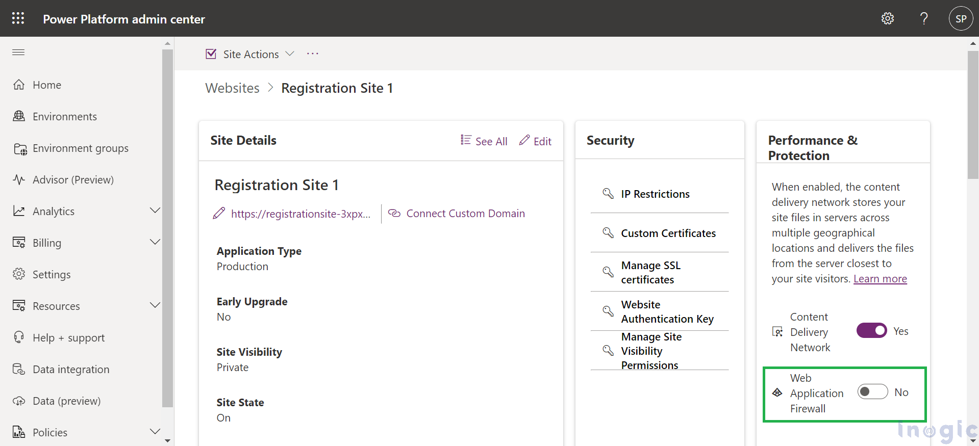 Power Platform Admin Center