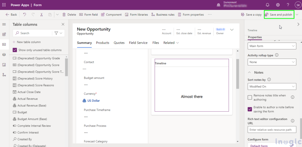 Improve Collaboration by Adding Notes Before Saving in Dynamics 365 ...
