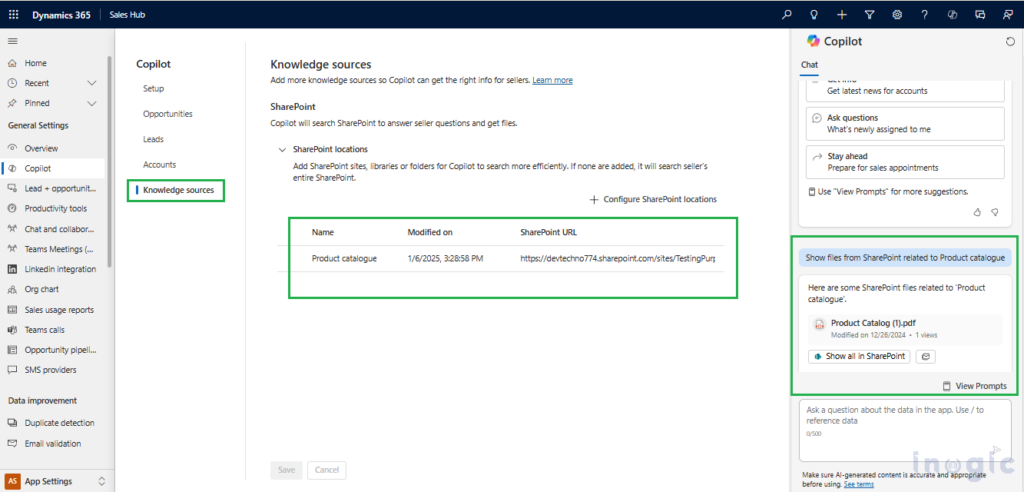 How to Set up Copilot to Use Specific SharePoint Folders in Dynamics ...