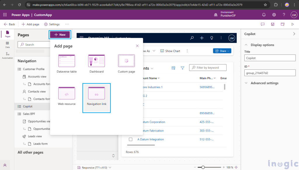 How To Add a Copilot Page in the Site Map Entry to Your Custom Sales ...