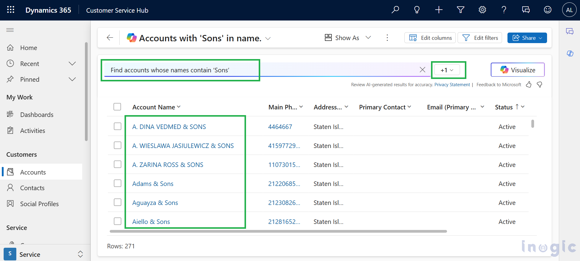 Natural Language Filtering & Sorting