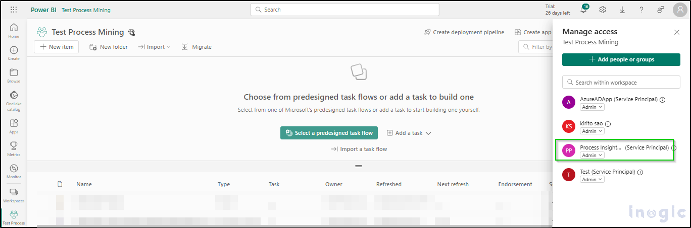 Power BI Workspace