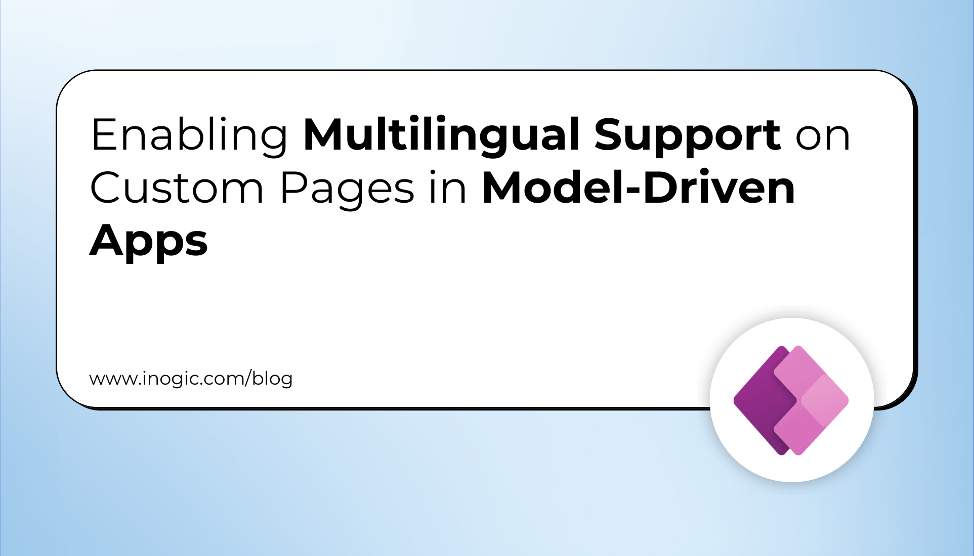 Enabling Multilingual Support on Custom Pages in Model-Driven Apps