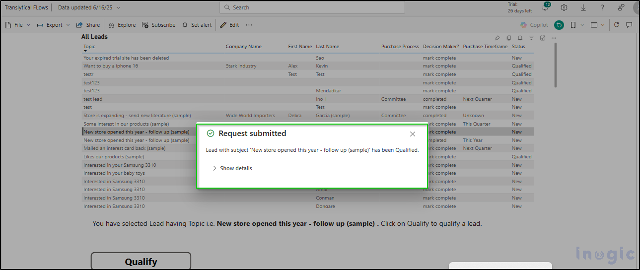 Building Translytical Flows in Power BI Reports