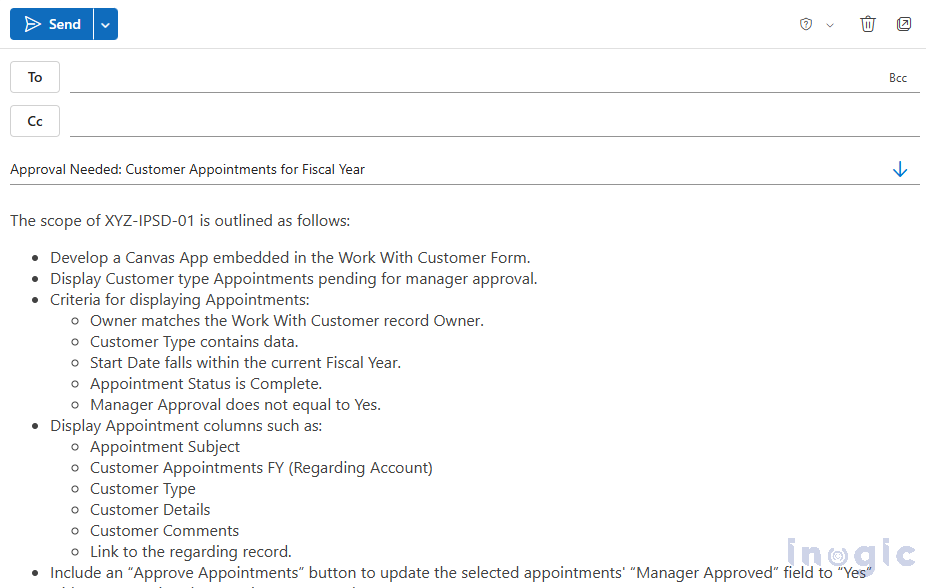Email Drafting with Attachment by Using Copilot Studio
